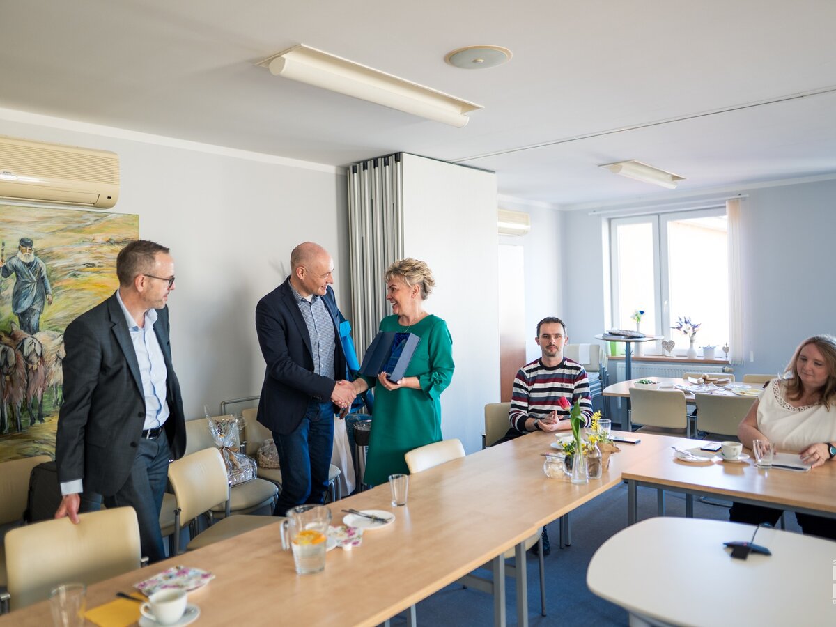 Přivítali jsme vzácnou návštěvu, naše přátele ze Stiftung Eben-Ezer