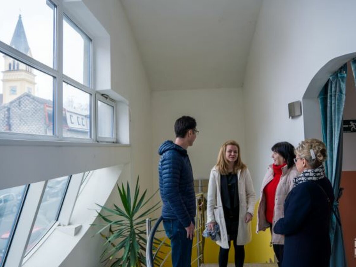 Ředitel akademie KAM na návštěvě ve Slezské diakonii
