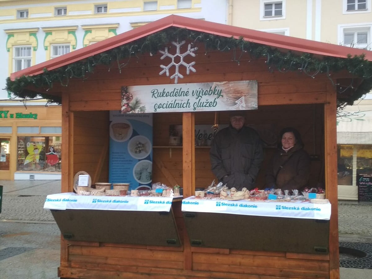 EFFATHA Karviná na vánočních trzích prezentovala své výrobky