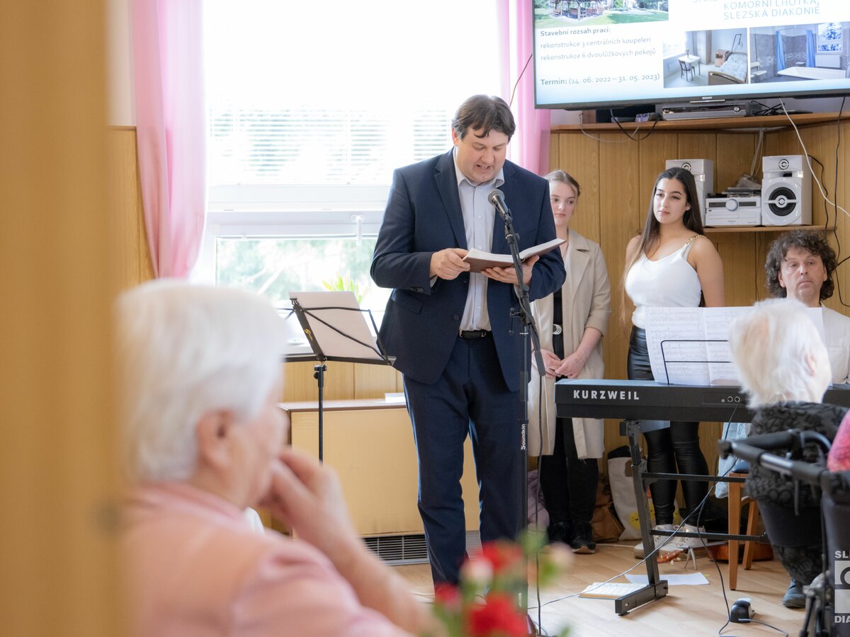 slavnostní otevření zrekonstruovaných pokojů