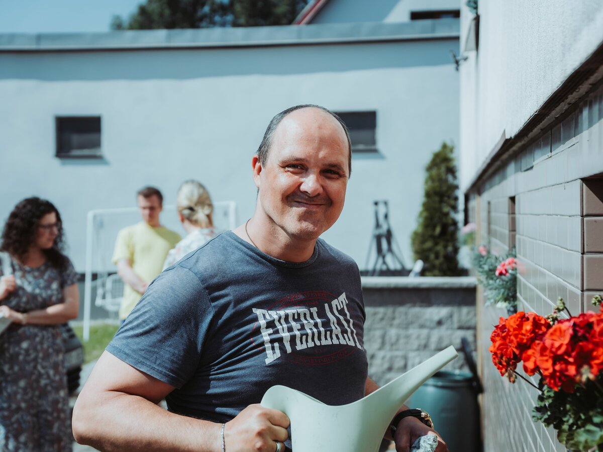 Pracovník v sociálních službách - fotografie ze střediska ARCHA Český Těšín