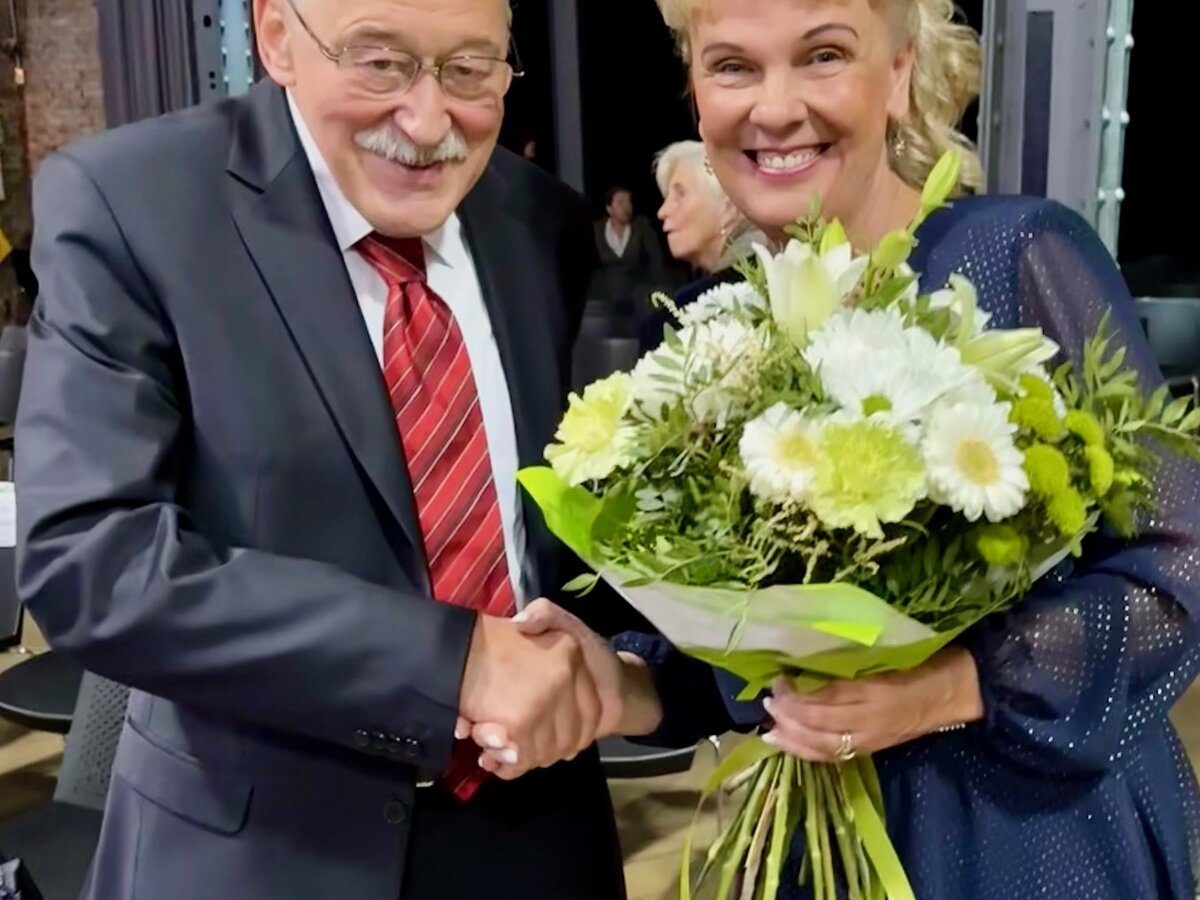 Ocenění Křišťálový kamínek získala na slavnostním setkání také ředitelka Slezské diakonie, paní Zuzana Filipková.