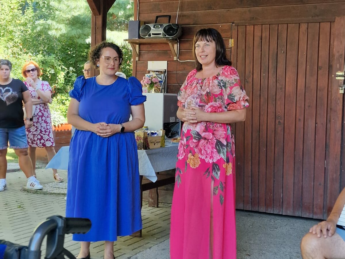 Vedoucí sekce řízení lidských zdrojů Lenka Waszutová a zástupce vedoucího Oblasti Ostravsko Veronika Raszková
