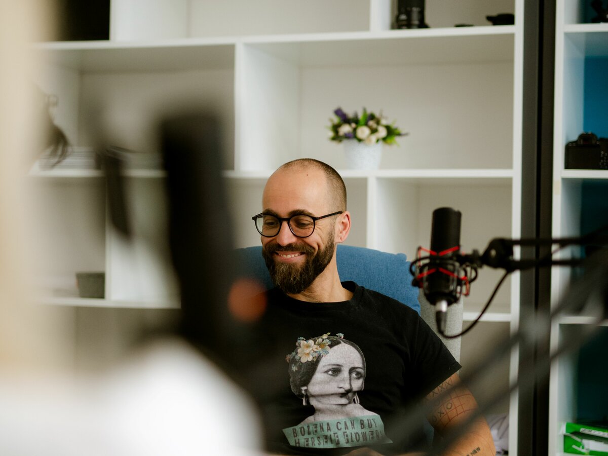 natáčení podcastu s Janem Horákem v rámci kampaně POVOLÁNÍ