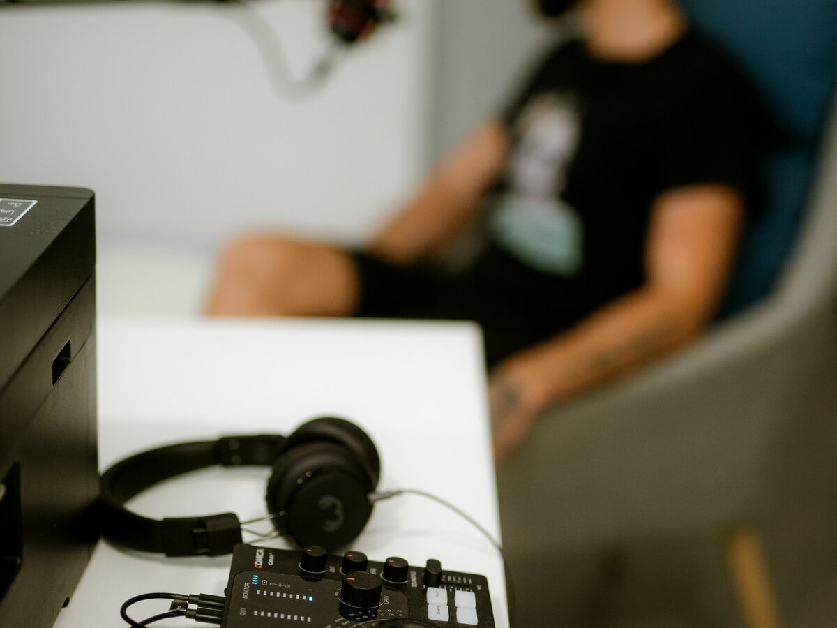 natáčení podcastu s Janem Horákem v rámci kampaně POVOLÁNÍ