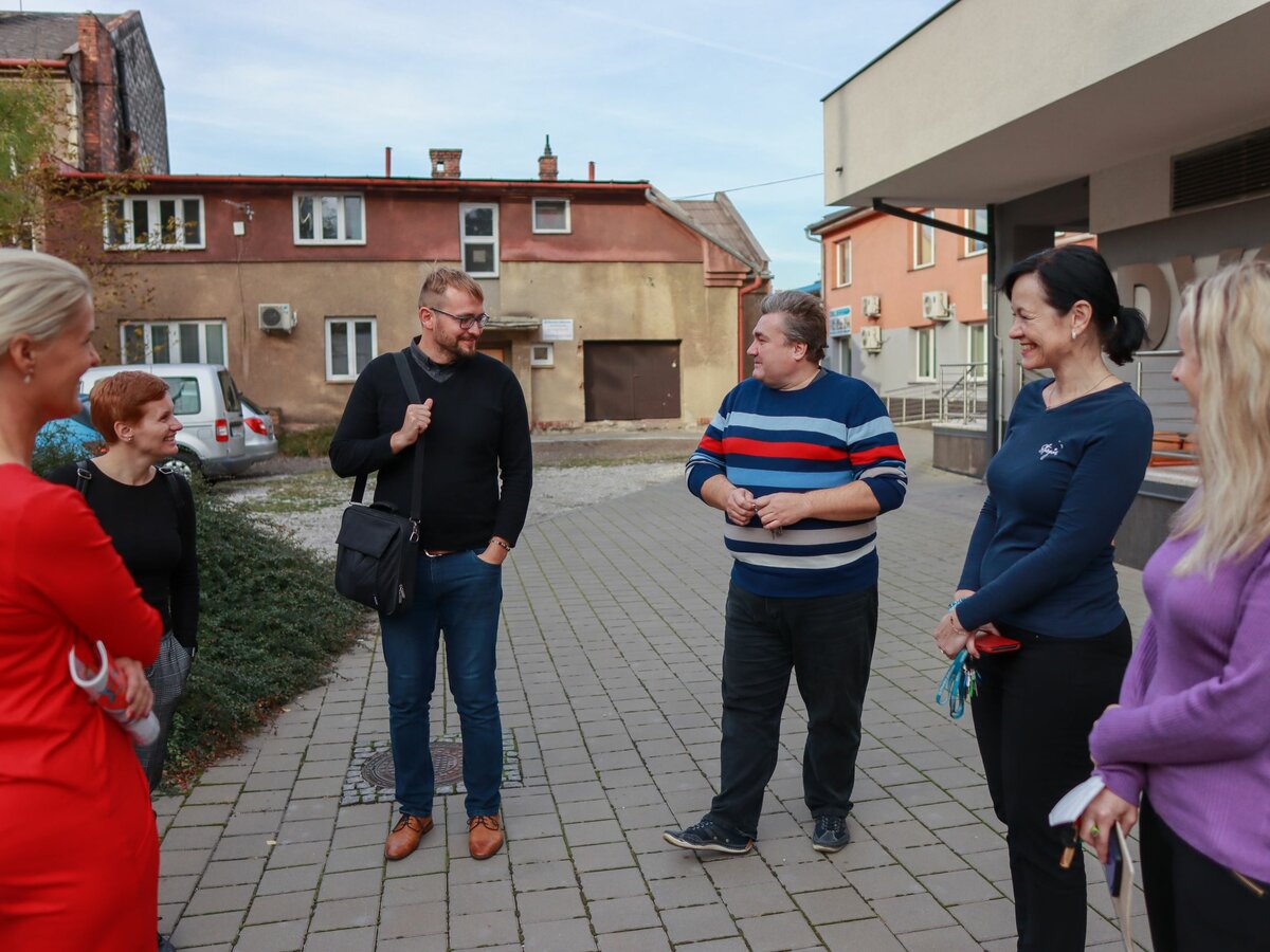 Návštěva z Kroměříže - Sociální služby města Kroměříž výměnná stáž