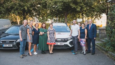 Předání nového automobilu pro služby JORDÁN Třinec, ARCHA Třinec, NOE Třinec