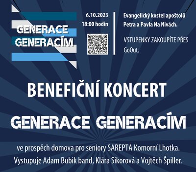 Benefiční koncert: GENERACE GENERACÍM