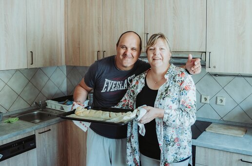 Pracovník v sociálních službách - fotografie ze střediska ARCHA Český Těšín