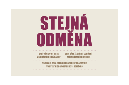 Právě probíhá kampaň “STEJNÁ ODMĚNA“