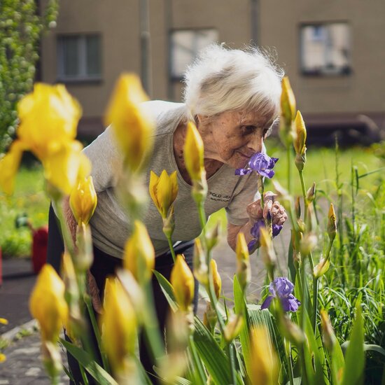 seniorka domova pro seniory SAREPTA Komorní Lhotka