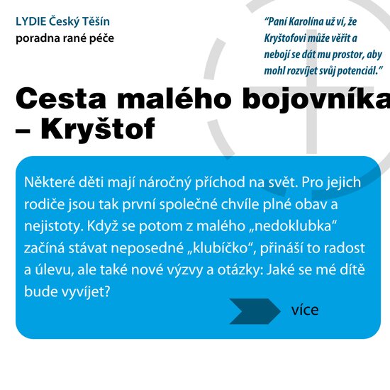 LYDIE Český Těšín, poradna rané péče LYDIE Český Těšín, poradna rané péče