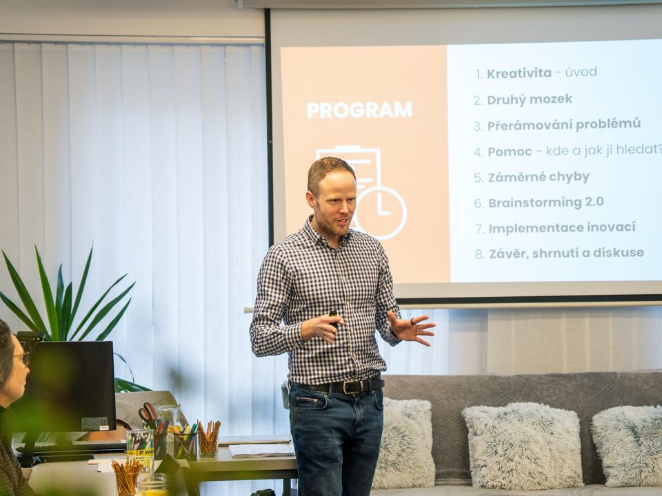 foto ze školení Kreativní řešení problémů 