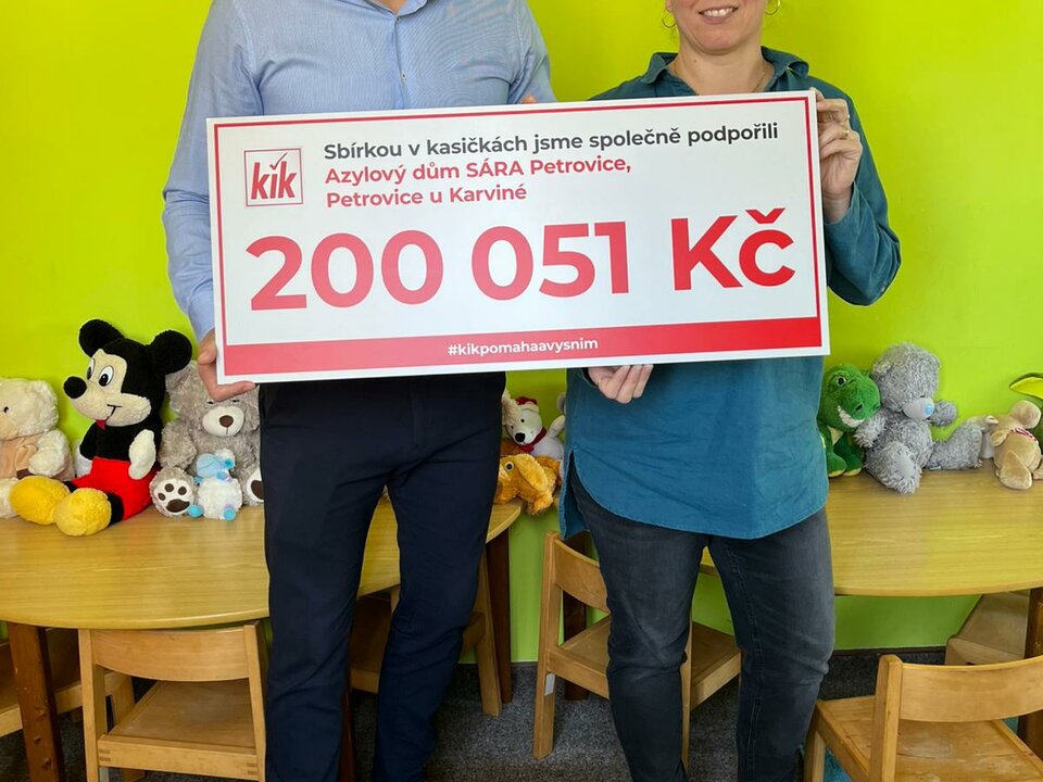 Vedoucí střediska SÁRA Petrovice u Karviné a zástupce společnosti KIK