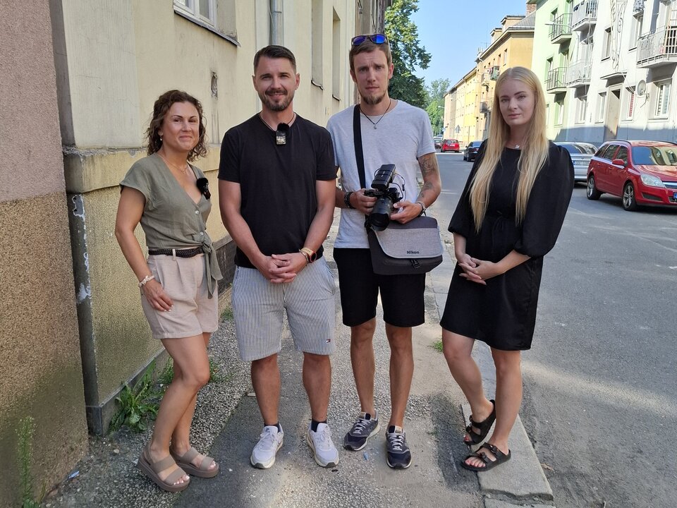 Psychoterapeutka a sociální pracovnice z projektu STEZKA a kolegové z oddělení PR a propagace