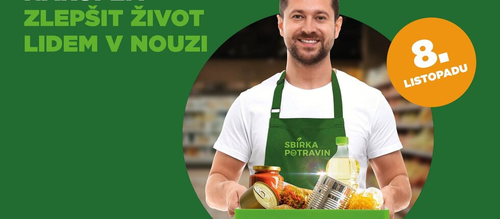 Zapojte se již tuto sobotu spolu s námi do Sbírky potravin!