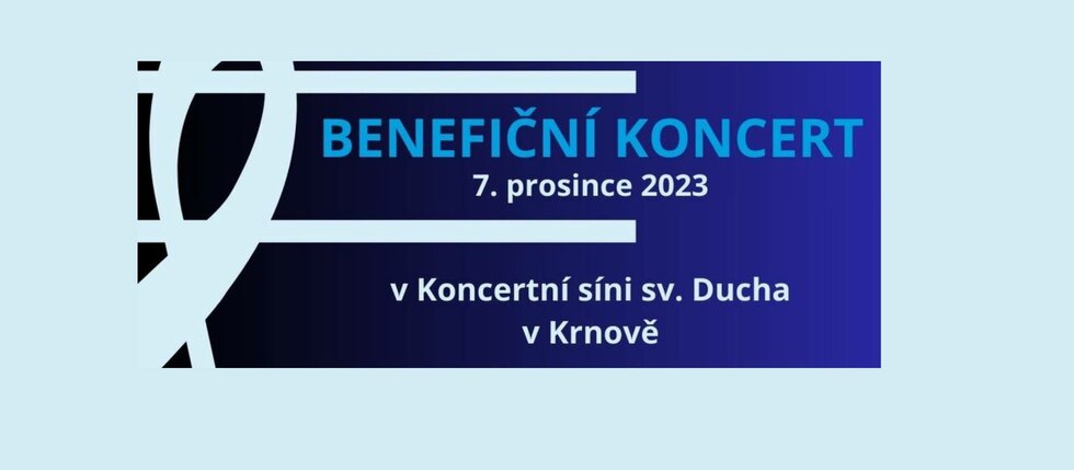 Před námi je benefiční koncert v Krnově!