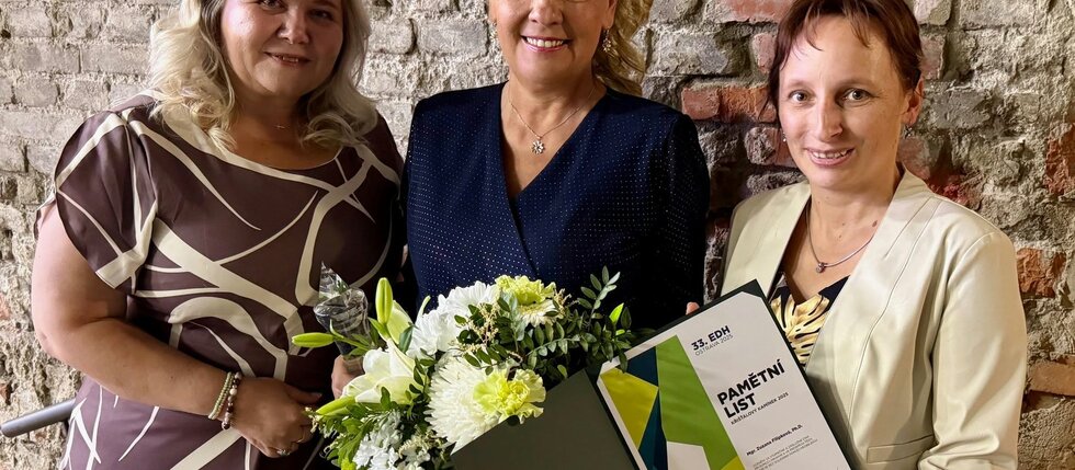 Ředitelka Slezské diakonie Zuzana Filipková oceněna Křišťálovým kamínkem