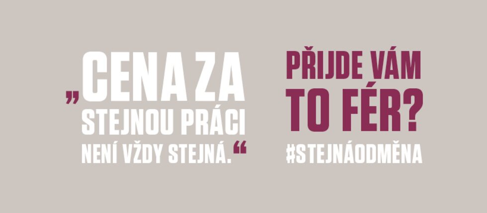 Kampaň Stejná odměna