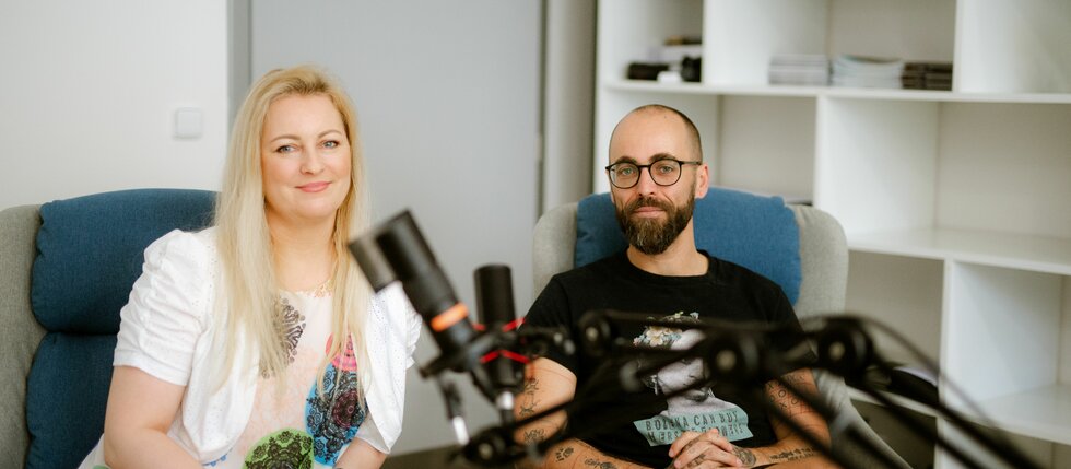 natáčení podcastu s Janem Horákem v rámci kampaně POVOLÁNÍ