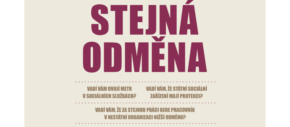 Právě probíhá kampaň “STEJNÁ ODMĚNA“