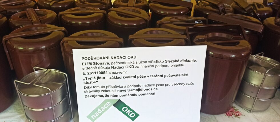 Nové jídlonosiče a termoobaly pro ELIM Stonava